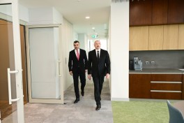 President Ilham Aliyev attends opening of Central Bank’s new administrative building - PHOTO 