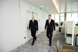 President Ilham Aliyev attends opening of Central Bank’s new administrative building - PHOTO 