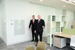 President Ilham Aliyev attends opening of Central Bank’s new administrative building - PHOTO 