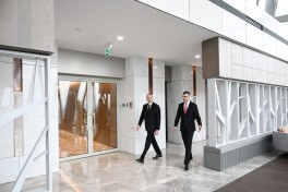 President Ilham Aliyev attends opening of Central Bank’s new administrative building - PHOTO 
