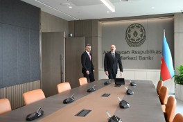 President Ilham Aliyev attends opening of Central Bank’s new administrative building - PHOTO 