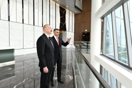 President Ilham Aliyev attends opening of Central Bank’s new administrative building - PHOTO 