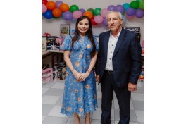 Leyla Aliyeva and Arzu Aliyeva visit Integrated Boarding School No. 11