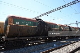 42 railcars of diesel fuel exported from Azerbaijan to Armenia - UPDATED  - PHOTO 