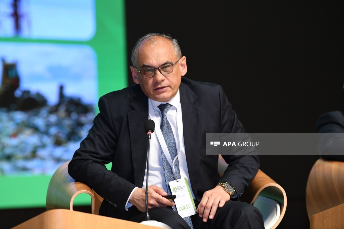 Fuad Humbatov, a representative of the Ministry of Ecology and Natural Resources of the Republic of Azerbaijan