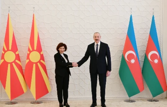 President of North Macedonia congratulates Azerbaijani leader on Independence Day