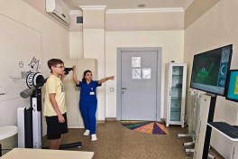 Rehabilitation services provided to Ukrainian children brought to Azerbaijan-PHOTO 