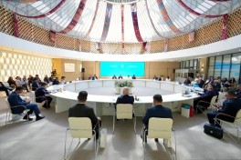 Education Minister Emin Amrullayev attends meeting of OTS education ministers