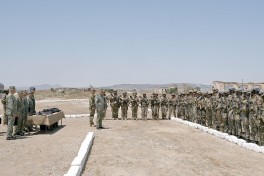 Naval Forces’ live fire tactical exercise is underway in the Caspian Sea