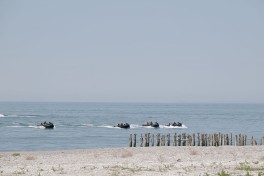 Naval Forces’ live fire tactical exercise is underway in the Caspian Sea