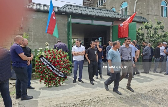 Fuad Orujov, killed in drone attack on ship in the Sea of Azov, laid to rest in Khachmaz-PHOTO 