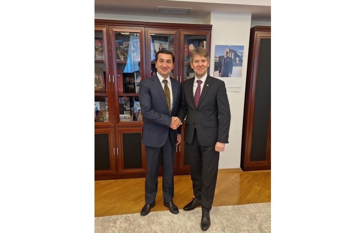 Hikmat Hajiyev meets with Slovak Foreign Ministry State Secr