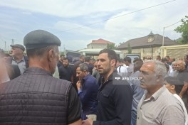 Fuad Orujov, killed in drone attack on ship in the Sea of Azov, laid to rest in Khachmaz-PHOTO 