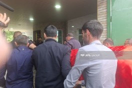 Fuad Orujov, killed in drone attack on ship in the Sea of Azov, laid to rest in Khachmaz-PHOTO 