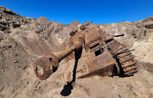 Bild: Surviving StuG III self-propelled gun from World War II discovered in Germany