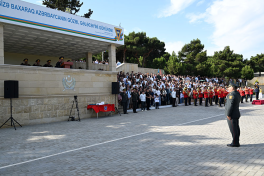 Military Lyceum named after Jamshid Nakhchivanski holds its 54th graduation ceremony-PHOTO -PHOTO 