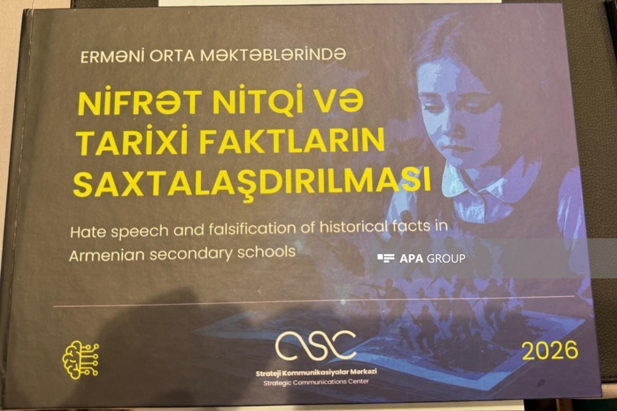 Book on hate speech and falsification of historical facts in Armenian secondary schools presented