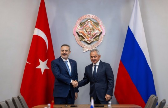Turkish foreign minister meets Russian Security Council secretary in Moscow