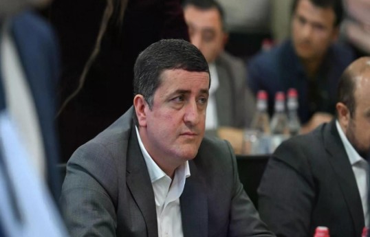 David Kazinyan, a parliamentary candidate from the Strong Armenia bloc in Armenia