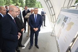 Participants of the Coordination Headquarters meeting familiarized themselves with Aghdara city's Master Plan