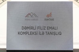 Participants of Coordination Headquarters meeting inspect ongoing work at “Demirli” Ore Processing Complex