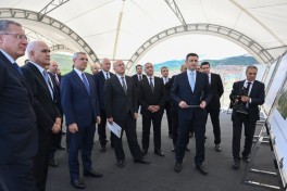 Participants of Coordination Headquarters meeting inspect ongoing work at “Demirli” Ore Processing Complex