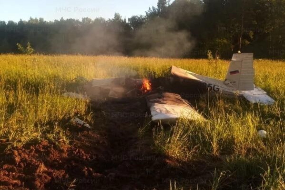 Two people die as small plane crashes in Moscow Region