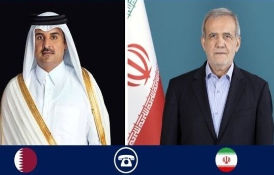 Pezeshkian thanks Emir of Qatar