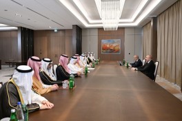 President Ilham Aliyev receives senior officials from member institutions of the Arab Coordination Group-PHOTO 