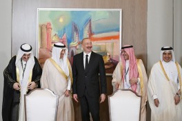 President Ilham Aliyev receives senior officials from member institutions of the Arab Coordination Group-PHOTO 