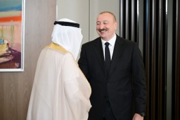 President Ilham Aliyev receives senior officials from member institutions of the Arab Coordination Group-PHOTO 