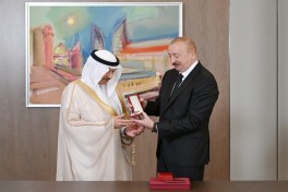 President Ilham Aliyev receives senior officials from member institutions of the Arab Coordination Group-PHOTO 