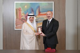 President Ilham Aliyev receives senior officials from member institutions of the Arab Coordination Group-PHOTO 