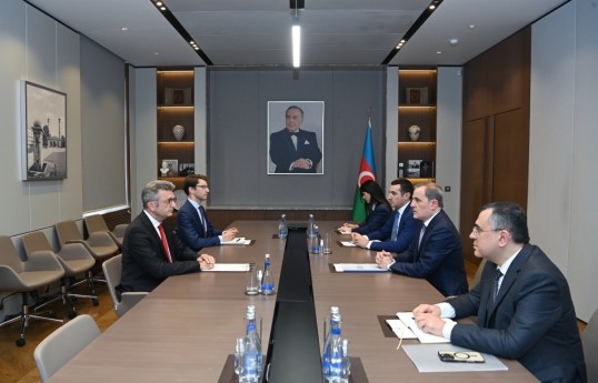 Jeyhun Bayramov receives German ambassador upon completion of diplomatic mission