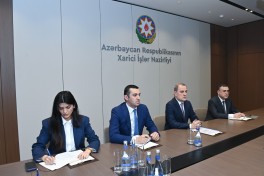 Jeyhun Bayramov receives German ambassador upon completion of diplomatic mission