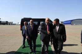 Speaker of Jordan's House of Representatives arrives in Azerbaijan-PHOTO 