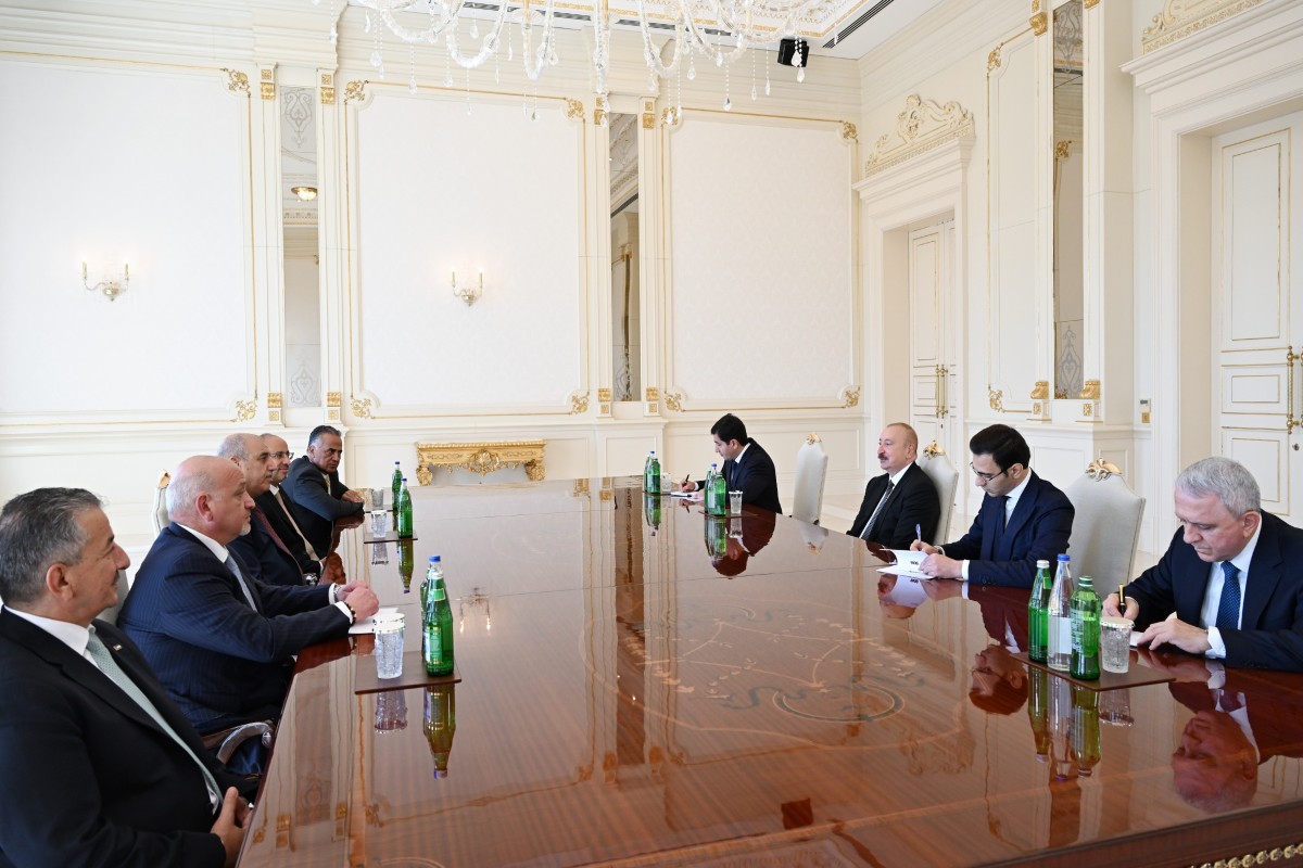 President Ilham Aliyev received delegation of the House of Representatives of the Hashemite Kingdom of Jordan