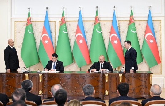 Azerbaijan and Turkmenistan exchanged documents signed - UPDATED 