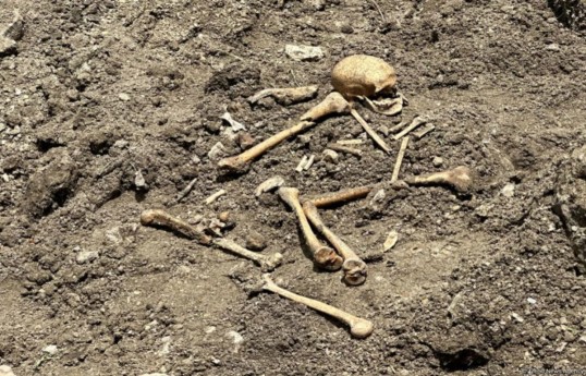 Human skeletal remains discovered in Aghdam