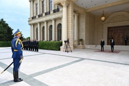 Official welcome ceremony held in Baku for President of Turkmenistan Serdar Berdimuhamedov