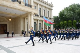 Official welcome ceremony held in Baku for President of Turkmenistan Serdar Berdimuhamedov