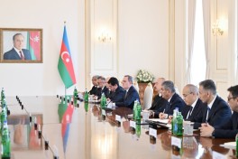 President Ilham Aliyev held expanded meeting with President of Turkmenistan