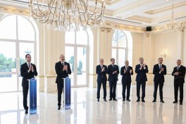 Ceremony of presenting “Dostlug” tanker held in online format with participation of Presidents of Azerbaijan and Turkmenistan