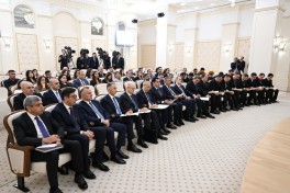 Presidents of Azerbaijan and Turkmenistan delivered press statements-PHOTO  - UPDATED 
