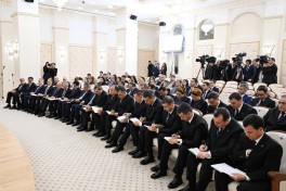 Presidents of Azerbaijan and Turkmenistan delivered press statements-PHOTO  - UPDATED 