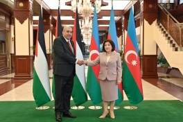 Sahiba Gafarova meets with Speaker of Jordan's House of Representatives