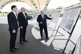 Presidents of Azerbaijan and Turkmenistan visited destroyed sites in Fuzuli city