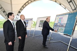 Presidents of Azerbaijan and Turkmenistan visited destroyed sites in Fuzuli city