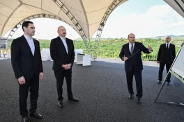 Presidents of Azerbaijan and Turkmenistan visited destroyed sites in Fuzuli city