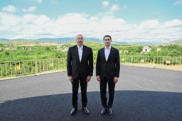 Presidents of Azerbaijan and Turkmenistan visited destroyed sites in Fuzuli city
